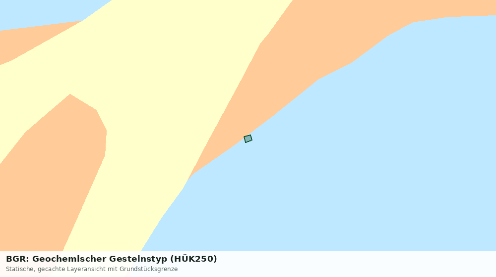 Statische Kartenansicht: BGR: Geochemischer Gesteinstyp (HÜK250)