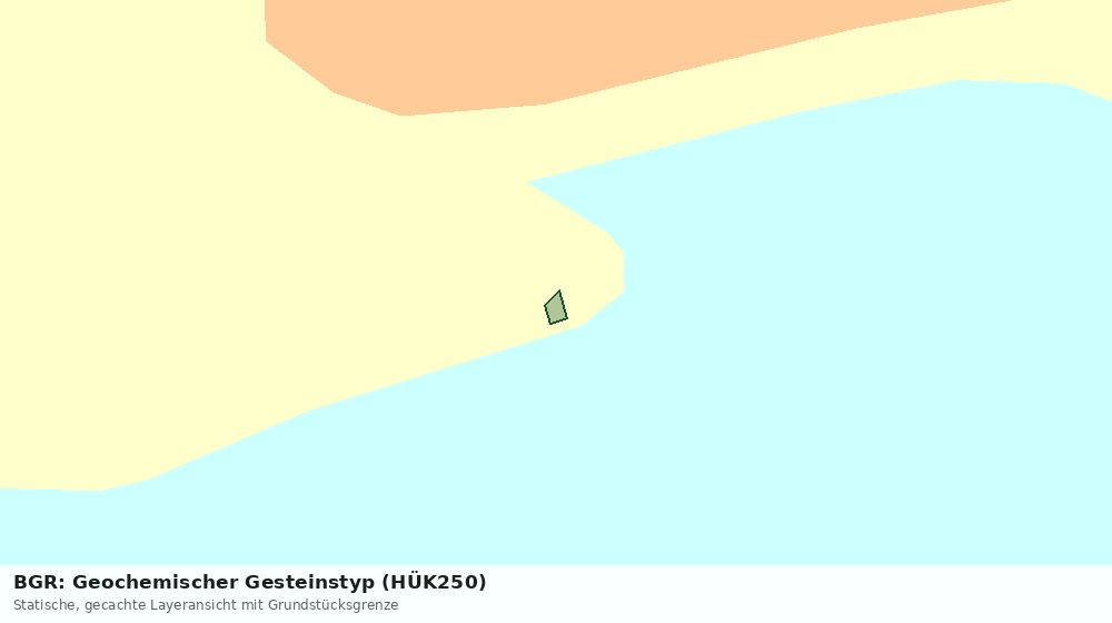 Statische Kartenansicht: BGR: Geochemischer Gesteinstyp (HÜK250)