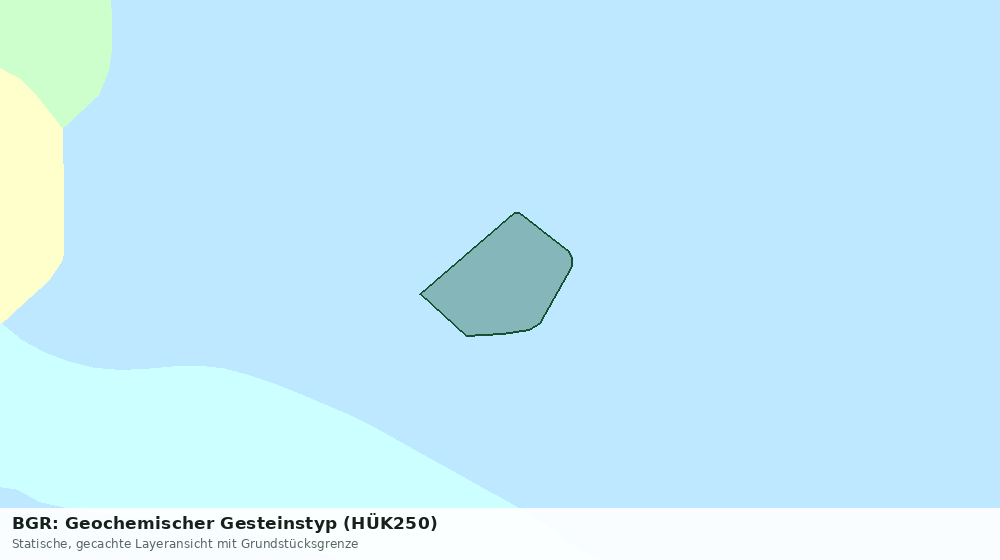 Statische Kartenansicht: BGR: Geochemischer Gesteinstyp (HÜK250)