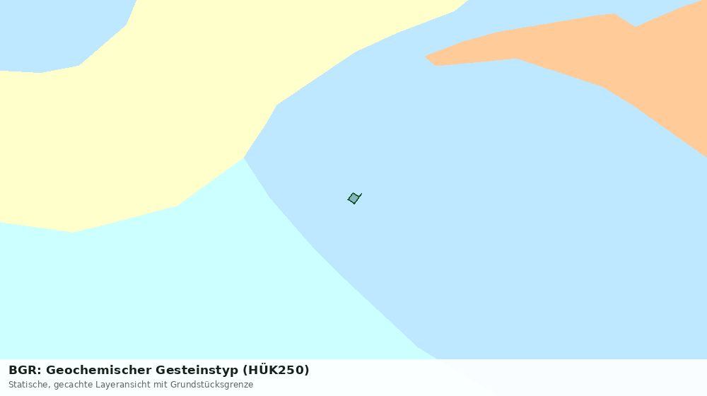 Statische Kartenansicht: BGR: Geochemischer Gesteinstyp (HÜK250)