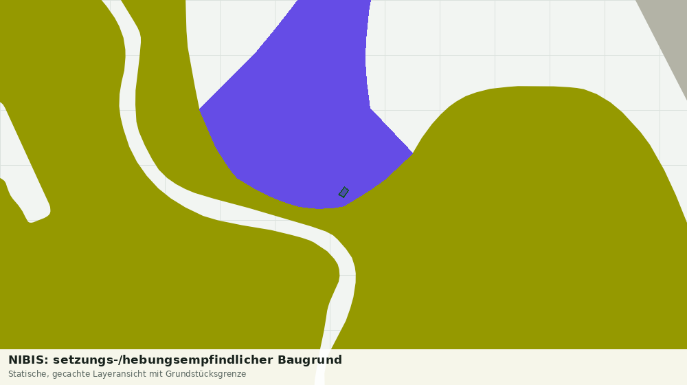 Statische Kartenansicht: NIBIS: setzungs-/hebungsempfindlicher Baugrund