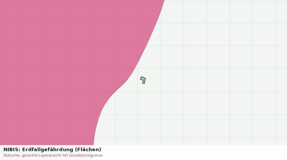 Statische Kartenansicht: NIBIS: Erdfallgefährdung (Flächen)