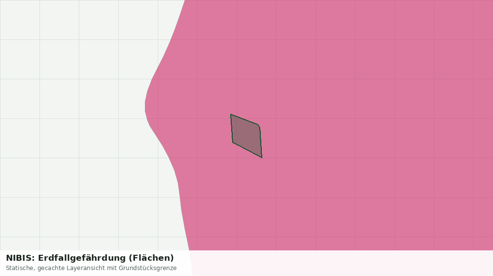 Statische Kartenansicht: NIBIS: Erdfallgefährdung (Flächen)
