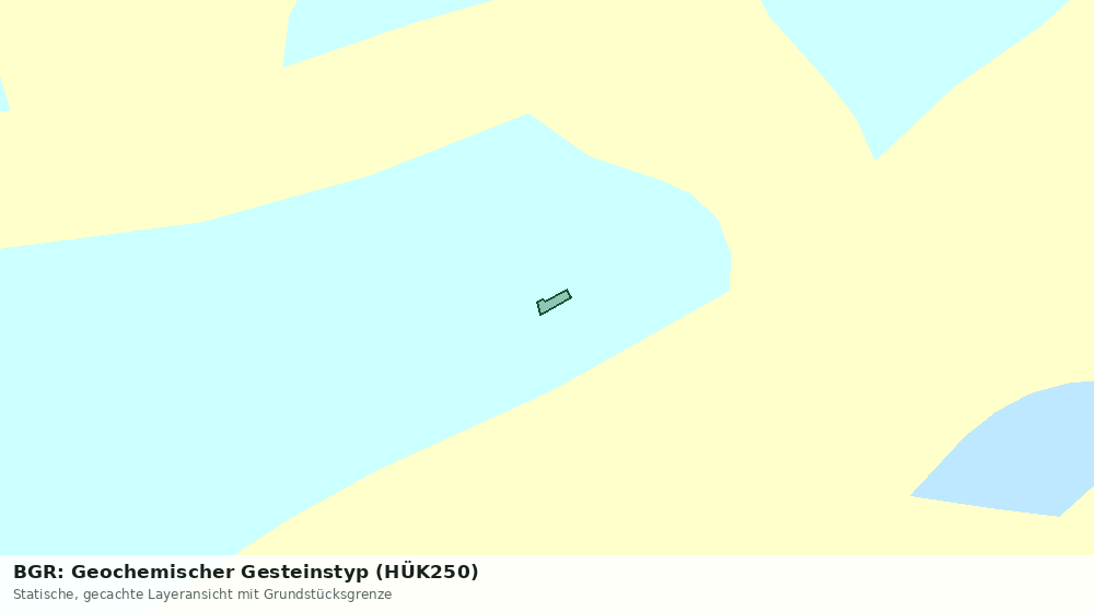 Statische Kartenansicht: BGR: Geochemischer Gesteinstyp (HÜK250)