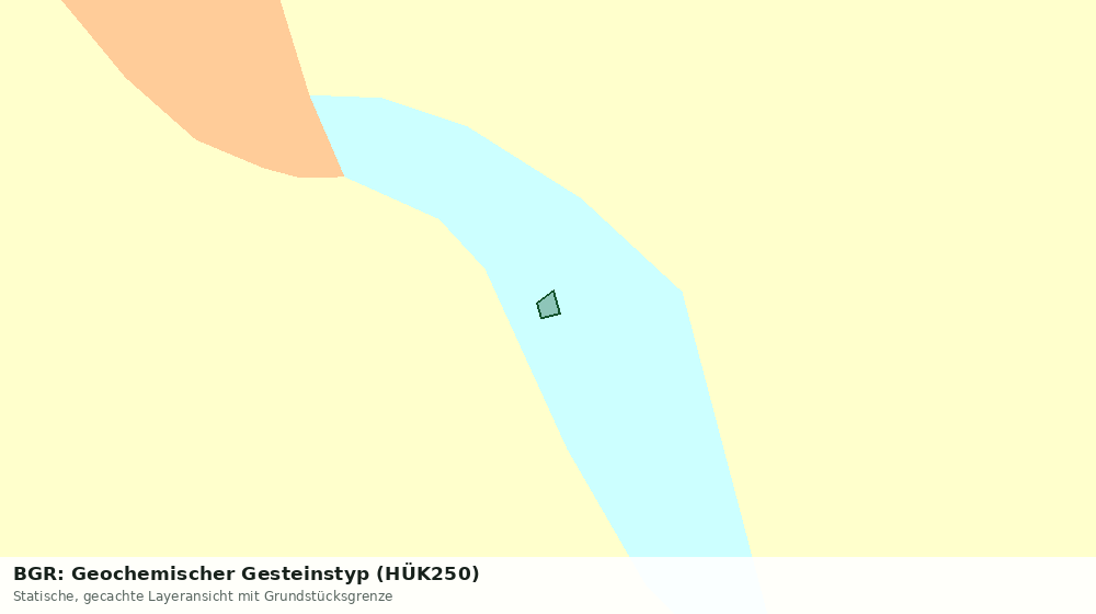 Statische Kartenansicht: BGR: Geochemischer Gesteinstyp (HÜK250)