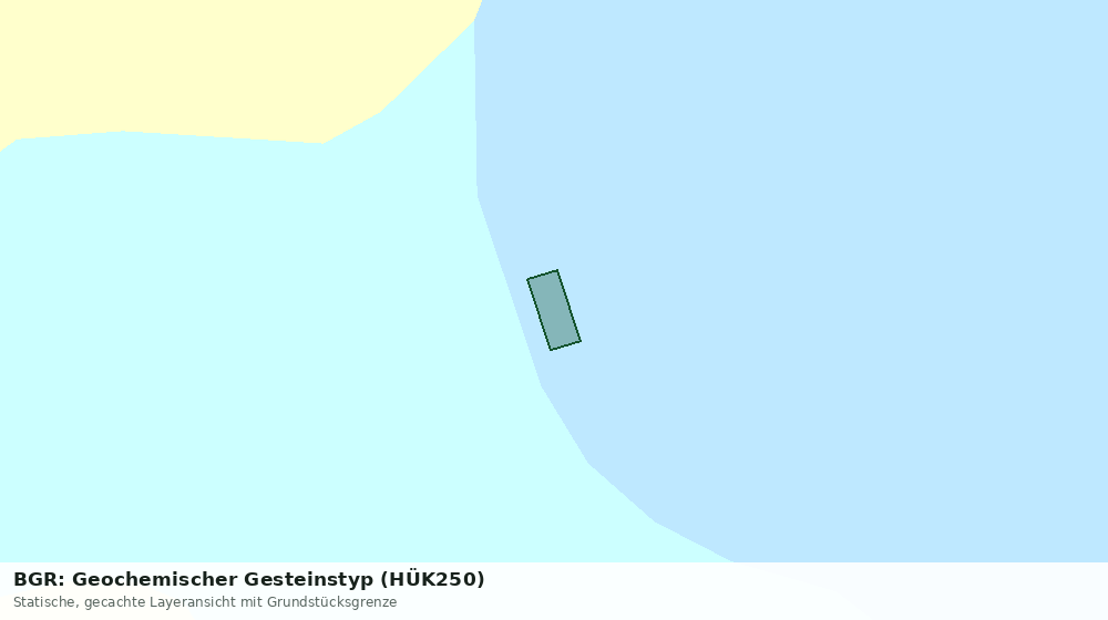 Statische Kartenansicht: BGR: Geochemischer Gesteinstyp (HÜK250)
