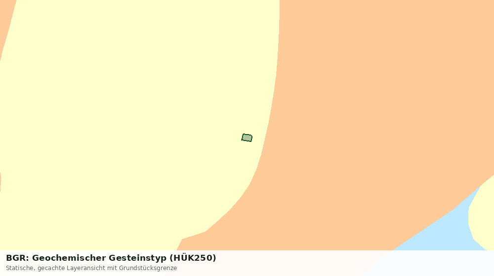 Statische Kartenansicht: BGR: Geochemischer Gesteinstyp (HÜK250)