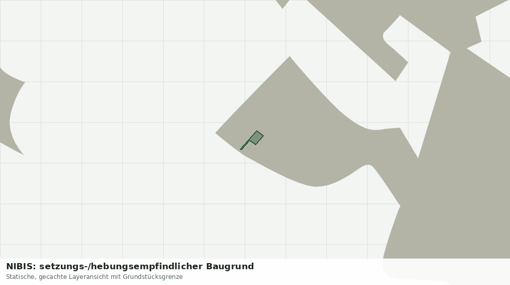 Statische Kartenansicht: NIBIS: setzungs-/hebungsempfindlicher Baugrund
