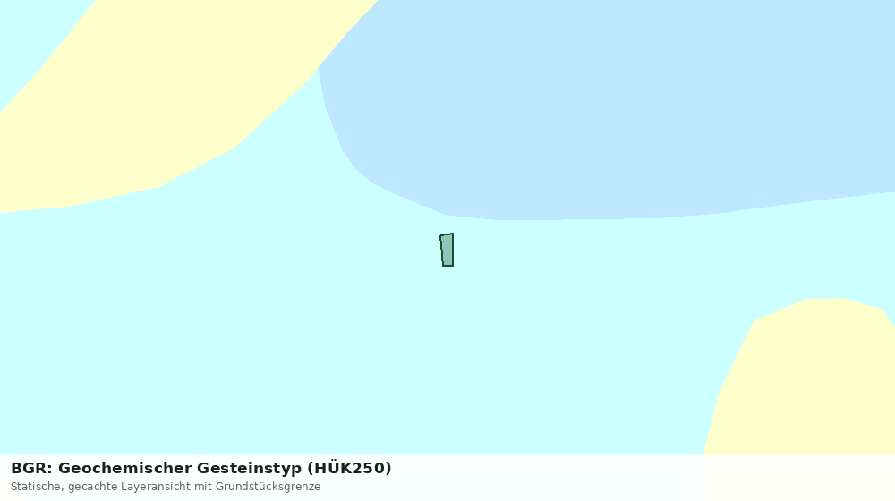 Statische Kartenansicht: BGR: Geochemischer Gesteinstyp (HÜK250)