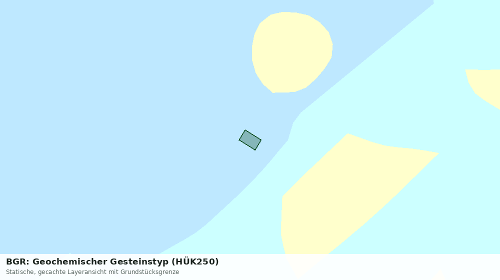 Statische Kartenansicht: BGR: Geochemischer Gesteinstyp (HÜK250)