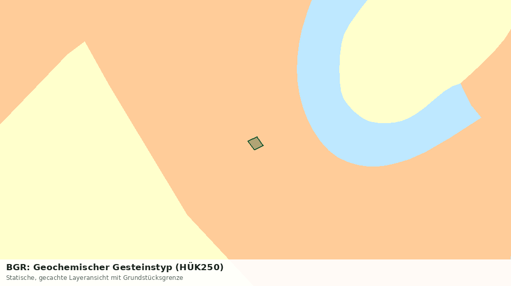 Statische Kartenansicht: BGR: Geochemischer Gesteinstyp (HÜK250)