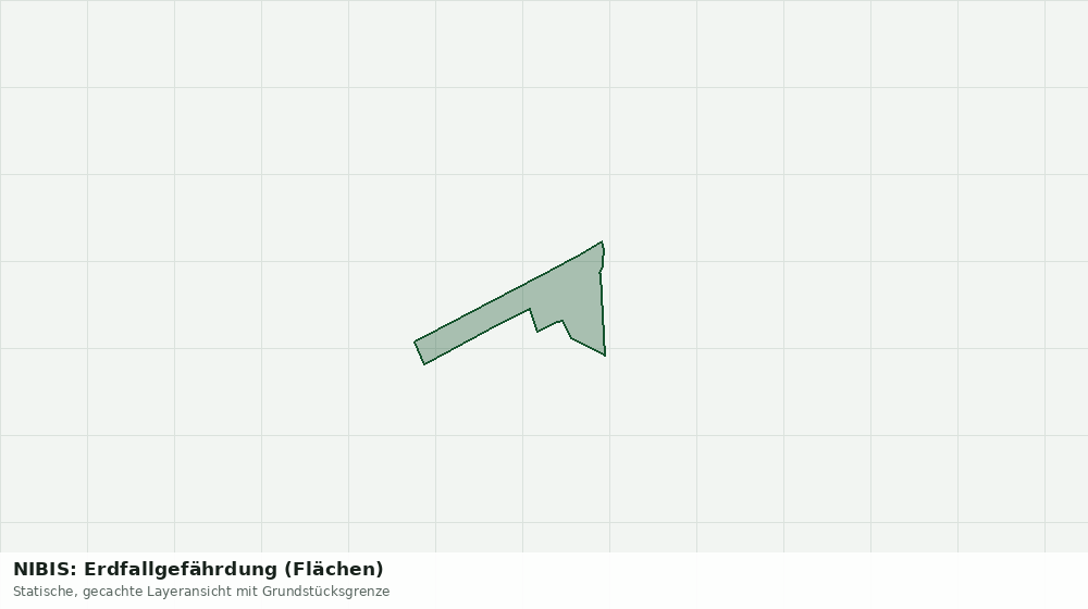 Statische Kartenansicht: NIBIS: Erdfallgefährdung (Flächen)
