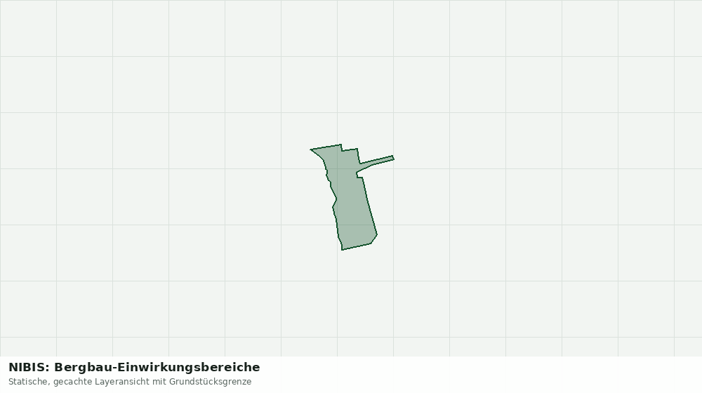 Statische Kartenansicht: NIBIS: Bergbau-Einwirkungsbereiche