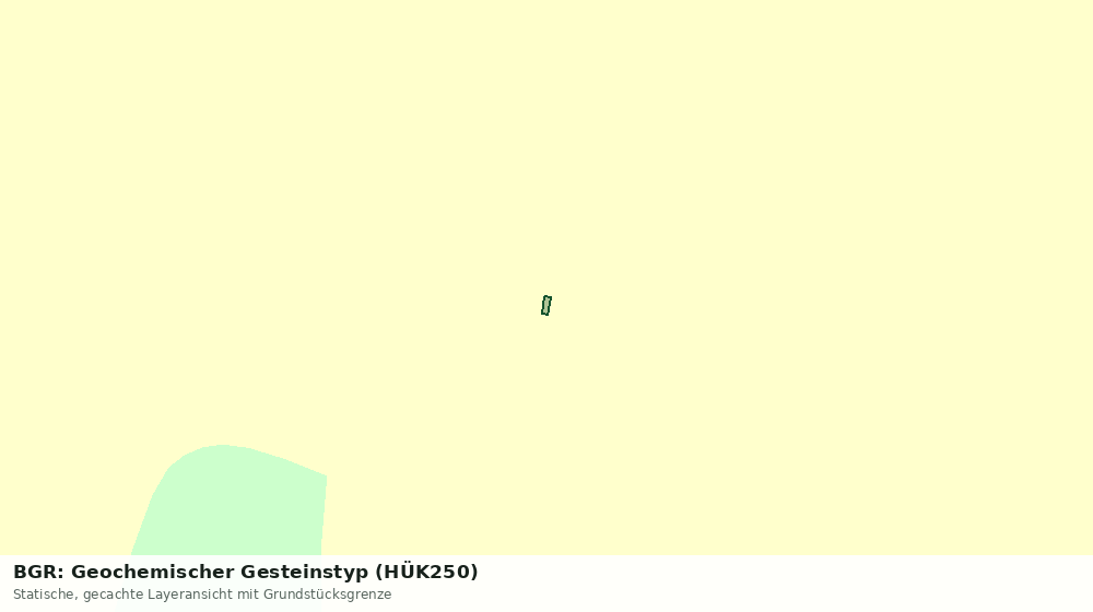 Statische Kartenansicht: BGR: Geochemischer Gesteinstyp (HÜK250)