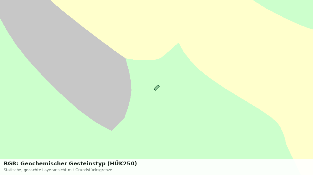 Statische Kartenansicht: BGR: Geochemischer Gesteinstyp (HÜK250)