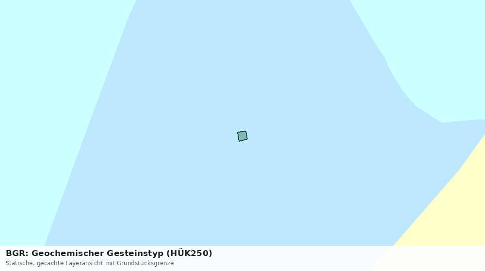 Statische Kartenansicht: BGR: Geochemischer Gesteinstyp (HÜK250)