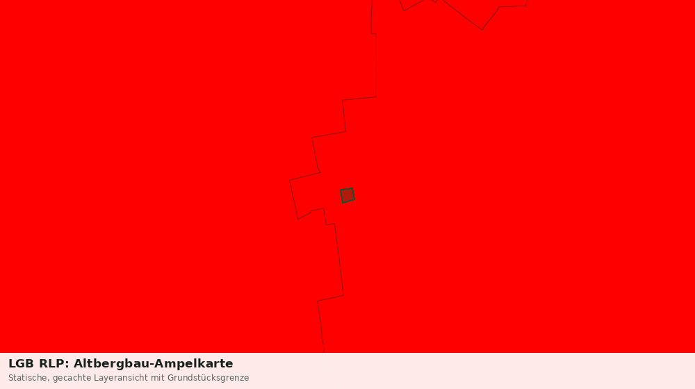 Statische Kartenansicht: LGB RLP: Altbergbau-Ampelkarte