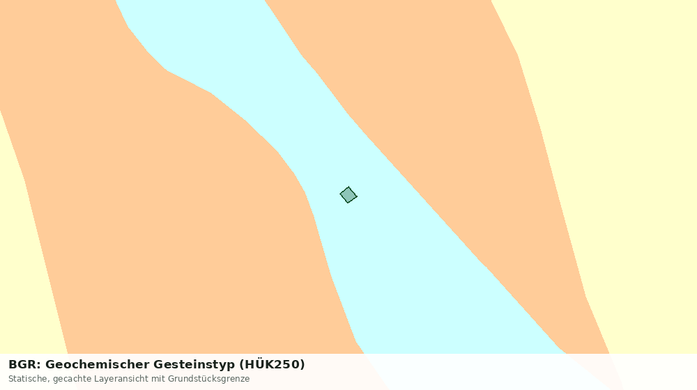 Statische Kartenansicht: BGR: Geochemischer Gesteinstyp (HÜK250)