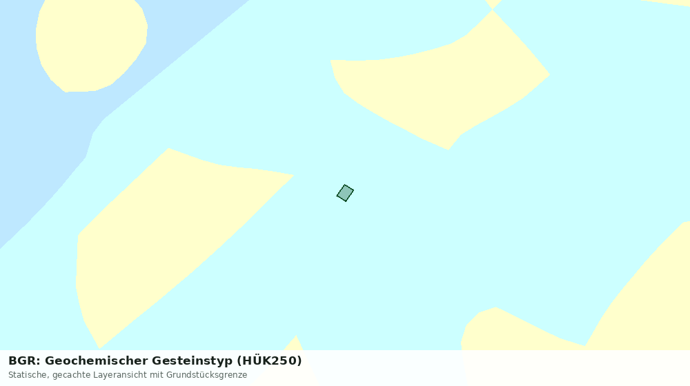 Statische Kartenansicht: BGR: Geochemischer Gesteinstyp (HÜK250)