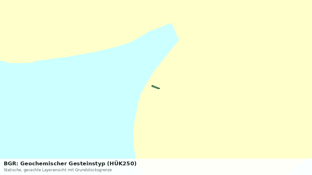 Statische Kartenansicht: BGR: Geochemischer Gesteinstyp (HÜK250)