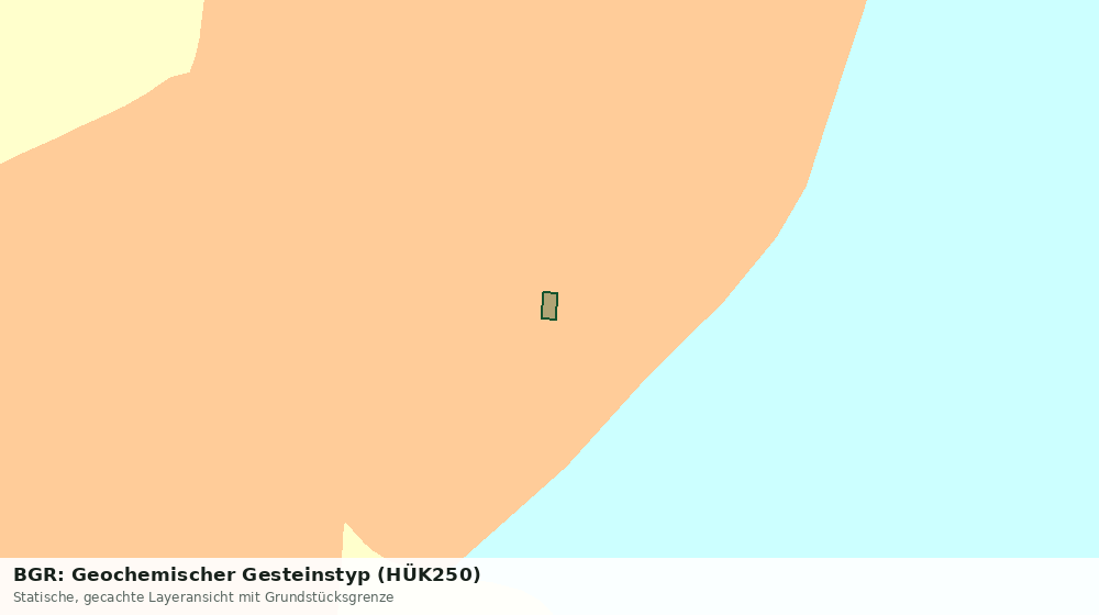 Statische Kartenansicht: BGR: Geochemischer Gesteinstyp (HÜK250)