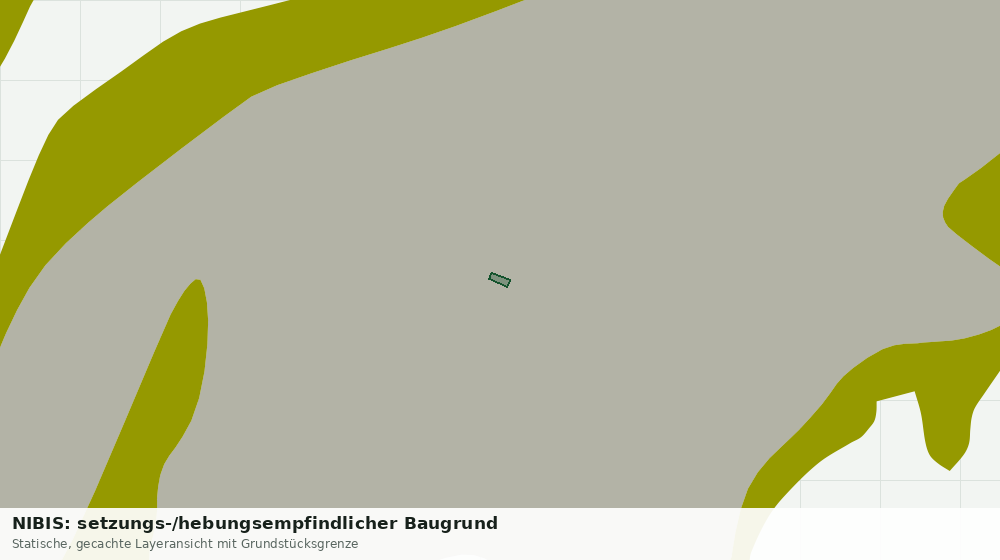 Statische Kartenansicht: NIBIS: setzungs-/hebungsempfindlicher Baugrund