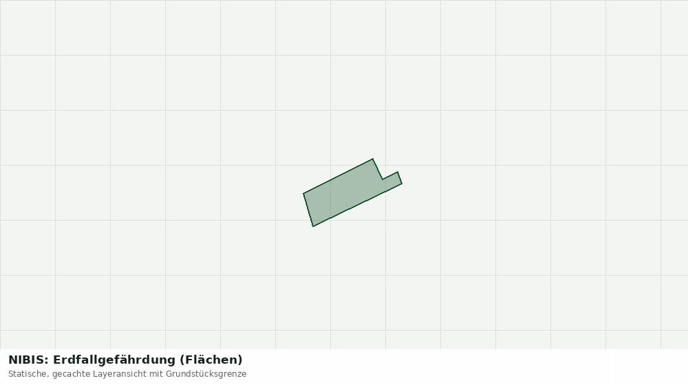 Statische Kartenansicht: NIBIS: Erdfallgefährdung (Flächen)