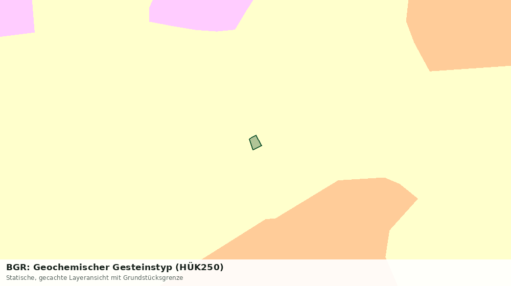 Statische Kartenansicht: BGR: Geochemischer Gesteinstyp (HÜK250)