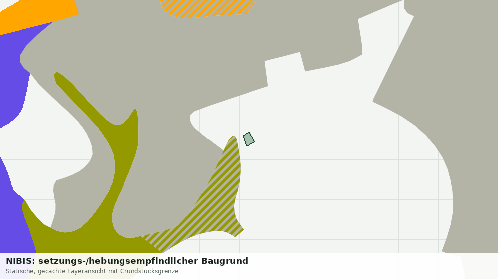 Statische Kartenansicht: NIBIS: setzungs-/hebungsempfindlicher Baugrund