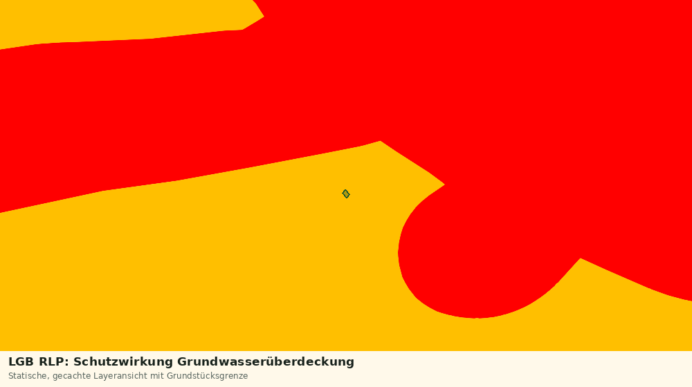 Statische Kartenansicht: LGB RLP: Schutzwirkung Grundwasserüberdeckung