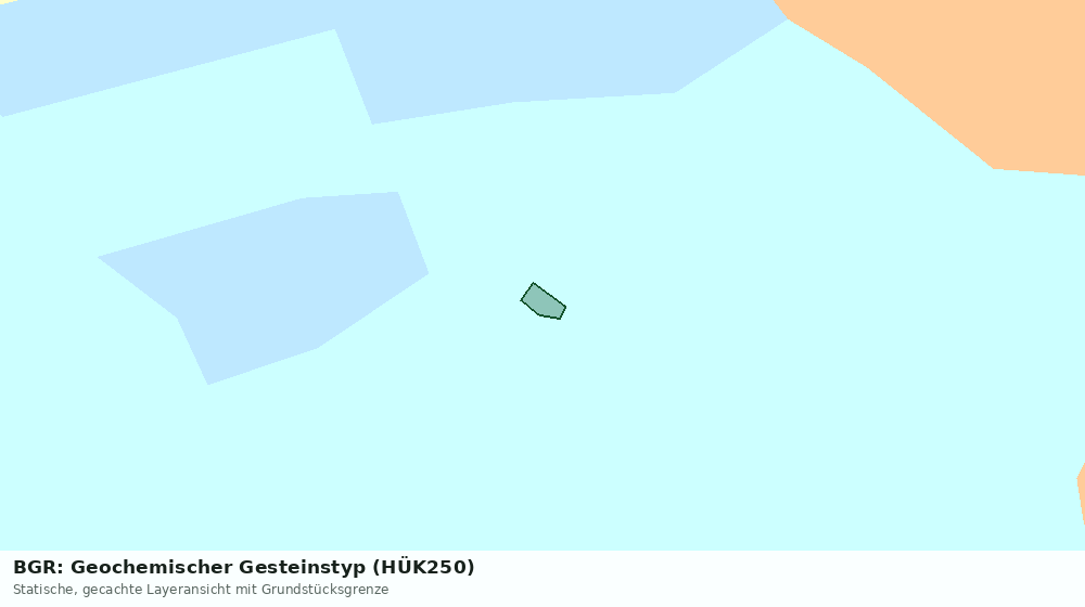 Statische Kartenansicht: BGR: Geochemischer Gesteinstyp (HÜK250)
