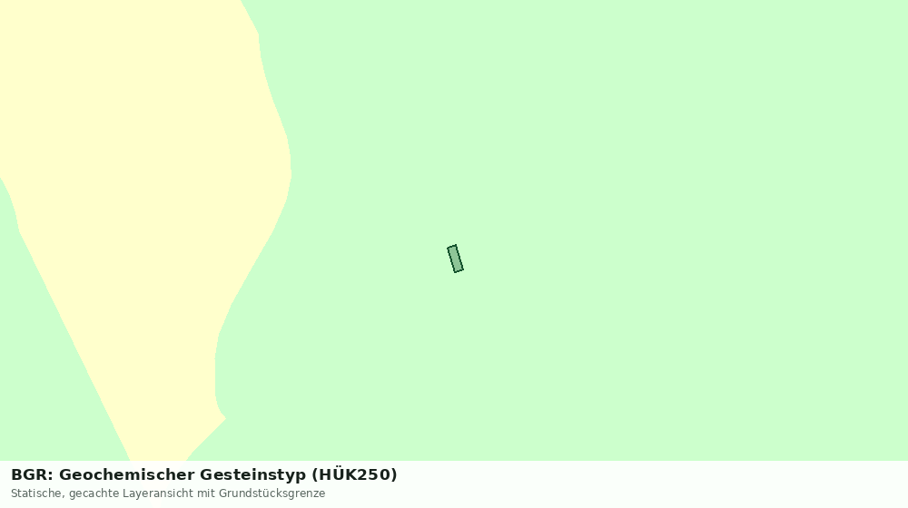 Statische Kartenansicht: BGR: Geochemischer Gesteinstyp (HÜK250)