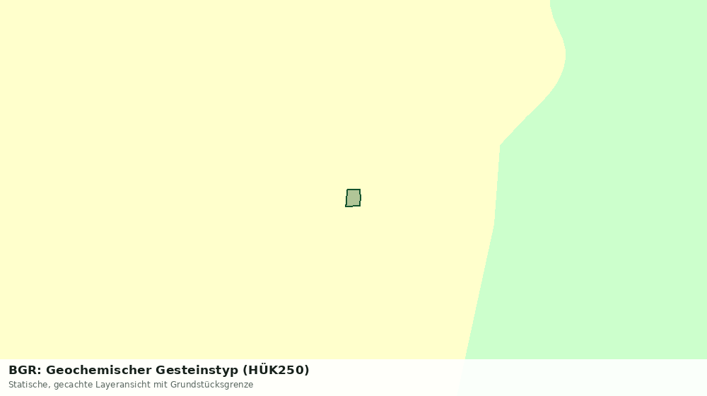 Statische Kartenansicht: BGR: Geochemischer Gesteinstyp (HÜK250)