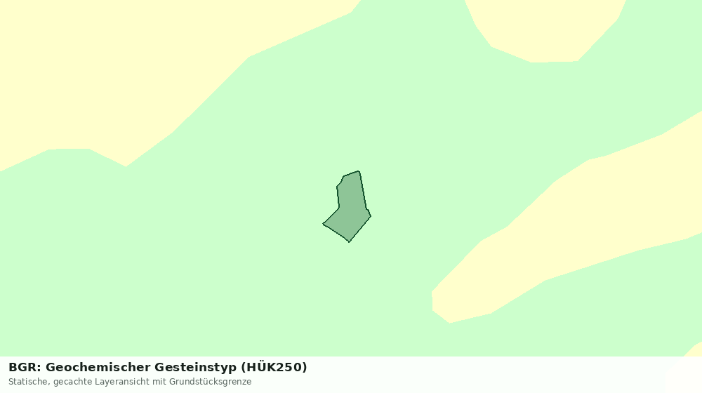 Statische Kartenansicht: BGR: Geochemischer Gesteinstyp (HÜK250)