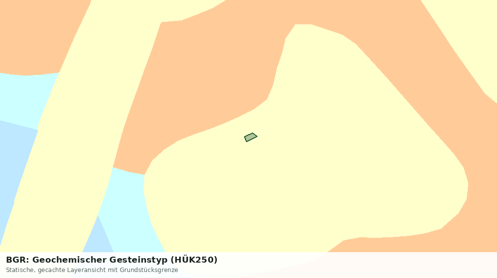 Statische Kartenansicht: BGR: Geochemischer Gesteinstyp (HÜK250)