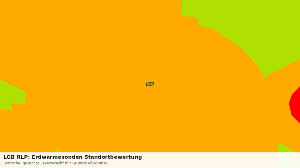 Statische Kartenansicht: LGB RLP: Erdwärmesonden Standortbewertung