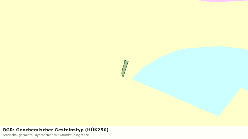 Statische Kartenansicht: BGR: Geochemischer Gesteinstyp (HÜK250)