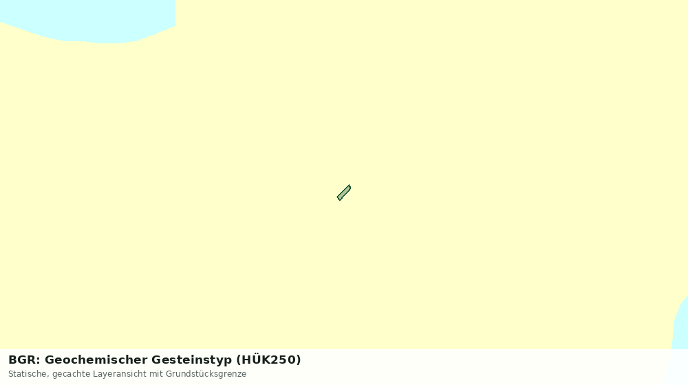 Statische Kartenansicht: BGR: Geochemischer Gesteinstyp (HÜK250)