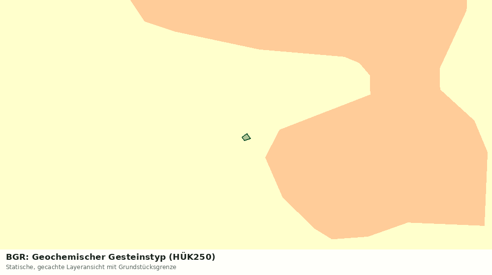 Statische Kartenansicht: BGR: Geochemischer Gesteinstyp (HÜK250)