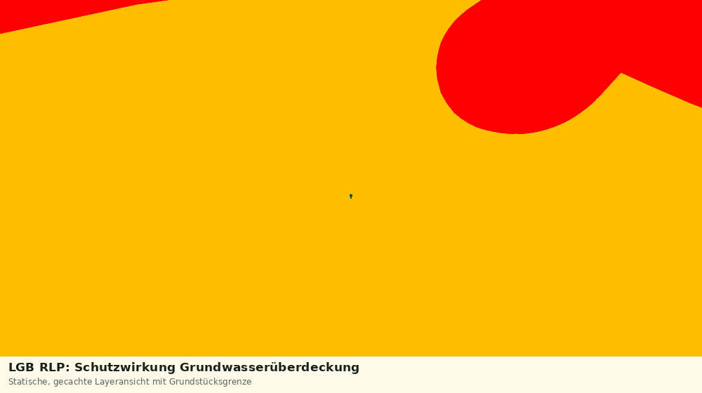Statische Kartenansicht: LGB RLP: Schutzwirkung Grundwasserüberdeckung
