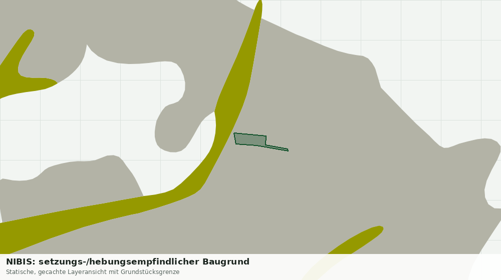 Statische Kartenansicht: NIBIS: setzungs-/hebungsempfindlicher Baugrund