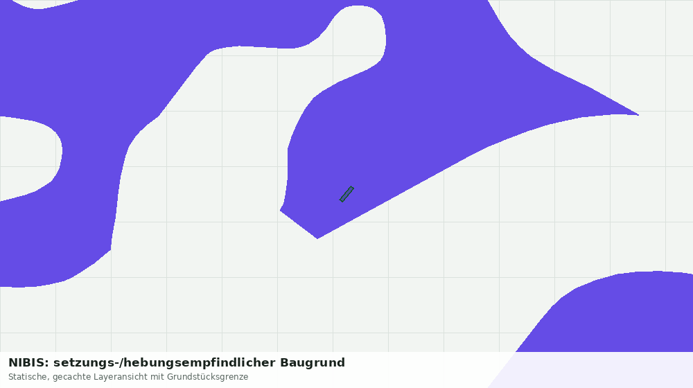 Statische Kartenansicht: NIBIS: setzungs-/hebungsempfindlicher Baugrund