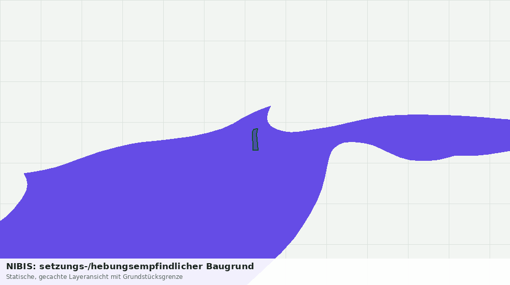 Statische Kartenansicht: NIBIS: setzungs-/hebungsempfindlicher Baugrund