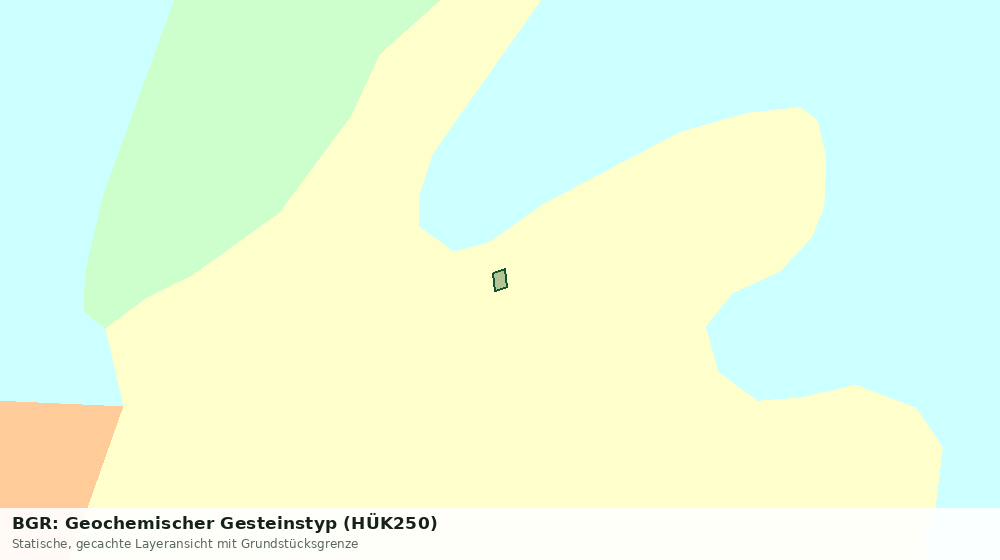 Statische Kartenansicht: BGR: Geochemischer Gesteinstyp (HÜK250)