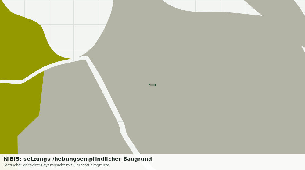 Statische Kartenansicht: NIBIS: setzungs-/hebungsempfindlicher Baugrund