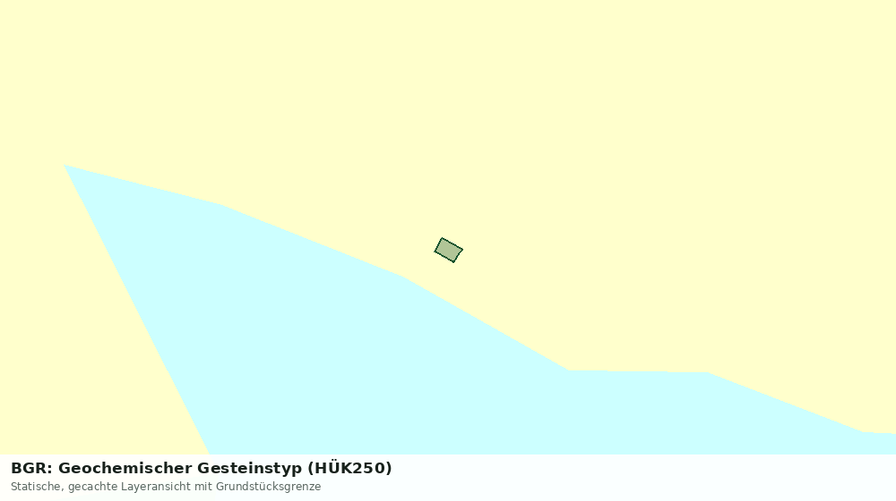Statische Kartenansicht: BGR: Geochemischer Gesteinstyp (HÜK250)