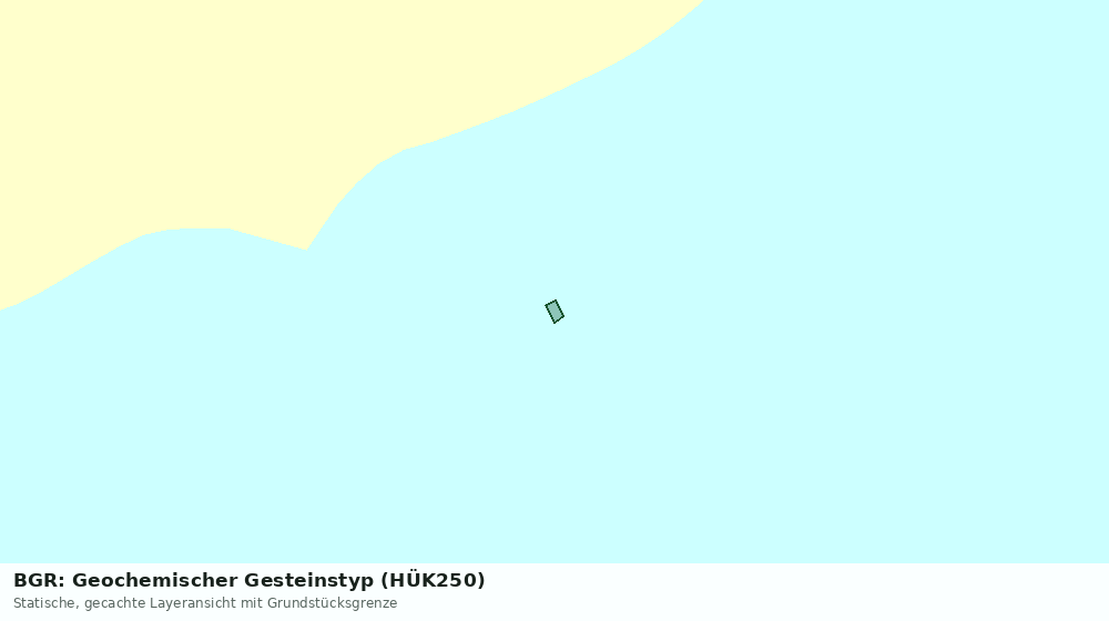 Statische Kartenansicht: BGR: Geochemischer Gesteinstyp (HÜK250)