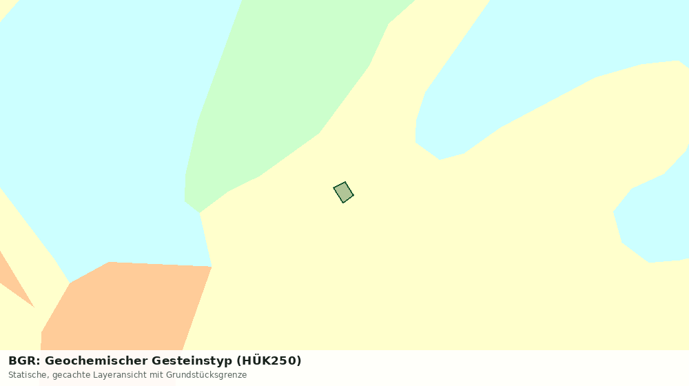 Statische Kartenansicht: BGR: Geochemischer Gesteinstyp (HÜK250)