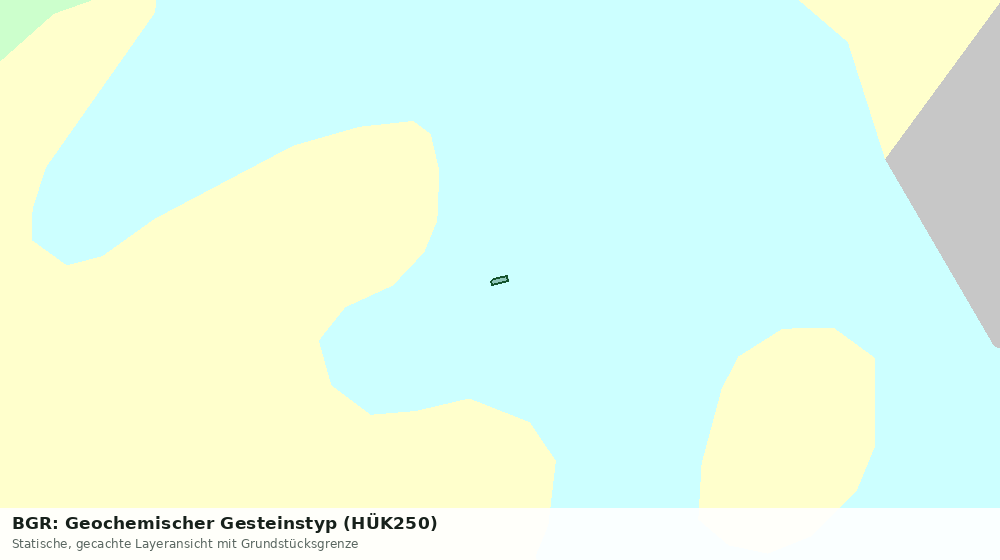 Statische Kartenansicht: BGR: Geochemischer Gesteinstyp (HÜK250)