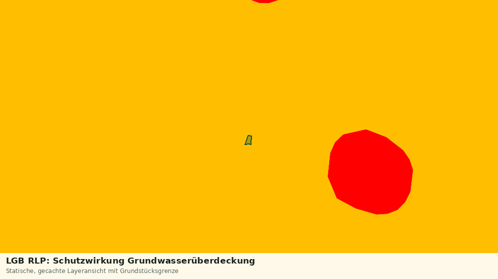 Statische Kartenansicht: LGB RLP: Schutzwirkung Grundwasserüberdeckung